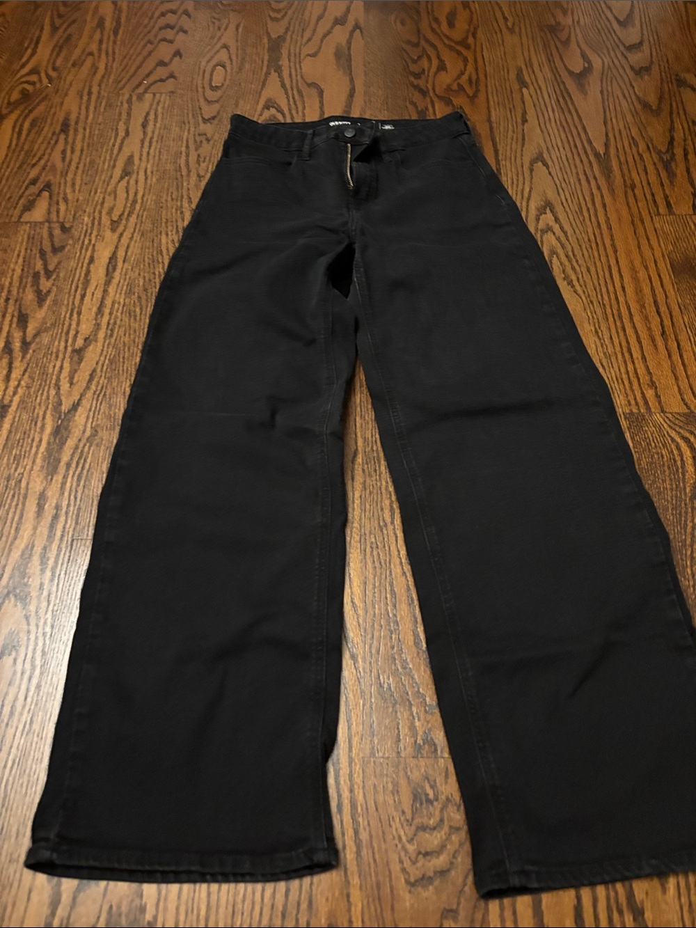 Old navy wow Wide Leg Women's Jeans in Black size 4